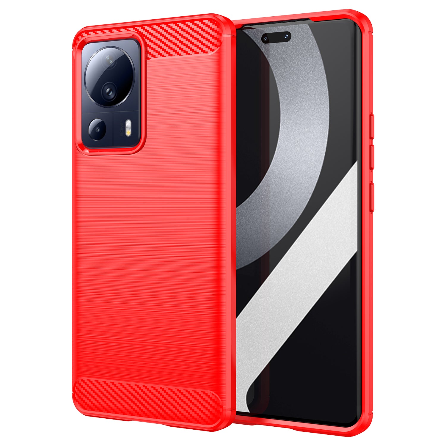 For Xiaomi 13 Lite Civi 2 5G Carbon Fiber Texture TPU Protective Phone Cover Bump Proof Brushed Mobile Phone Case For Xiaomi 13 Lite Civi 2 5G Carbon Fiber Texture TPU Protective Phone Cover Bump Proof Brushed Mobile Phone Case
